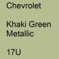 Preview: Chevrolet, Khaki Green Metallic, 17U.